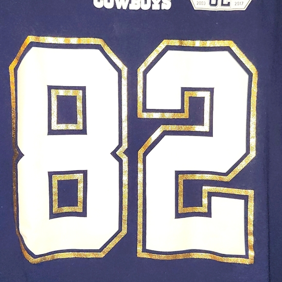 COMMEMERATIVE Gold Jason Witten, Men's Dallas Cowboy Tee - Picture 3 of 5